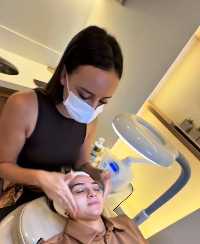 Rafaela em atendimento